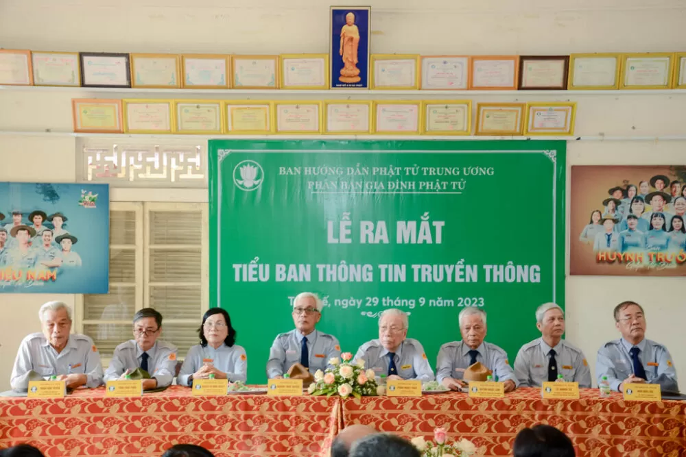 Huynh trưởng Phân ban Gia đình Phật tử T.Ư tham dự